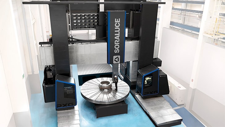 SORALUCE présente le nouveau centre de fraisage tournage gantry polyvalent SORALUCE PXG-19000-W pour les pièces de grandes dimensions.