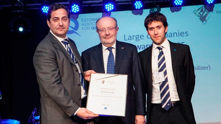 El Sistema DAS de SORALUCE galardonado con el premio “Quality Innovation of the year”