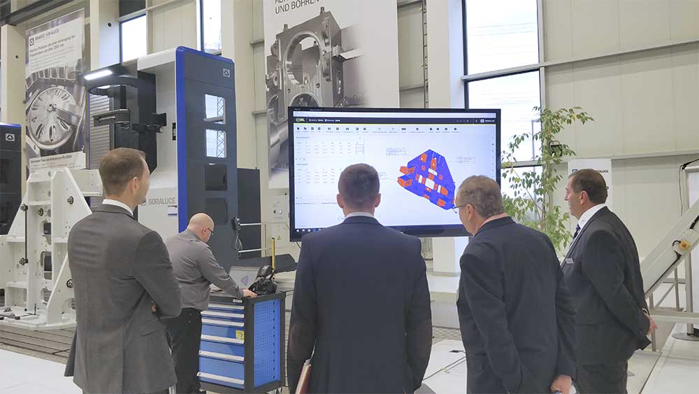 SORALUCE sviluppa un sistema di visualizzazione avanzato per l’allineamento dei pezzi di grandi dimensioni